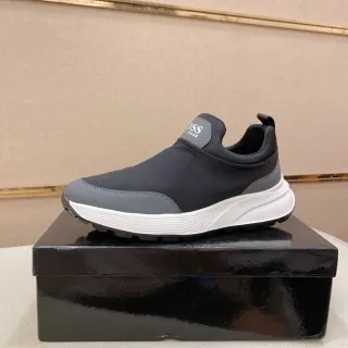 Hugo Boss Speed Trainer Black Gray White Lifestyle Sneakers