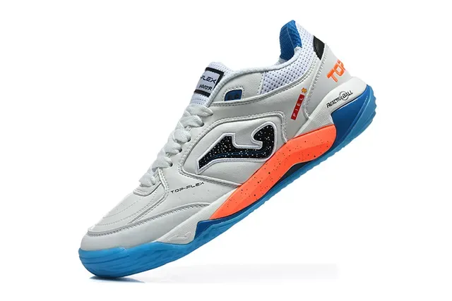 Joma Lex White Blue Low-Top Mesh-and-Synthetic Upper Sneakers 4