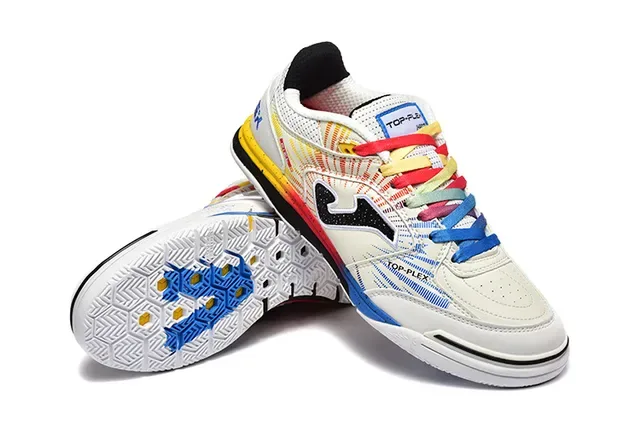 Joma Rebound Multicolor Black Geometric Color-Blocked Upper Synthetic Mesh And TPU Overlays Sneakers 18