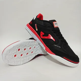 Joma Top-Flex Black Red White Indoor Soccer Shoes