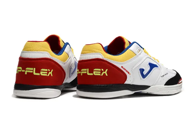 Joma TOP-PLEX Yellow Red Synthetic Upper Contrasting Color Blocking Sneakers 18