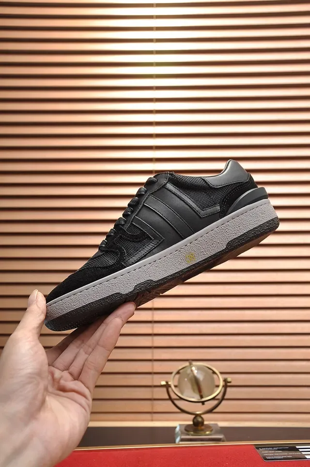 Lanvin Black and Gray Lifestyle Sneakers 7