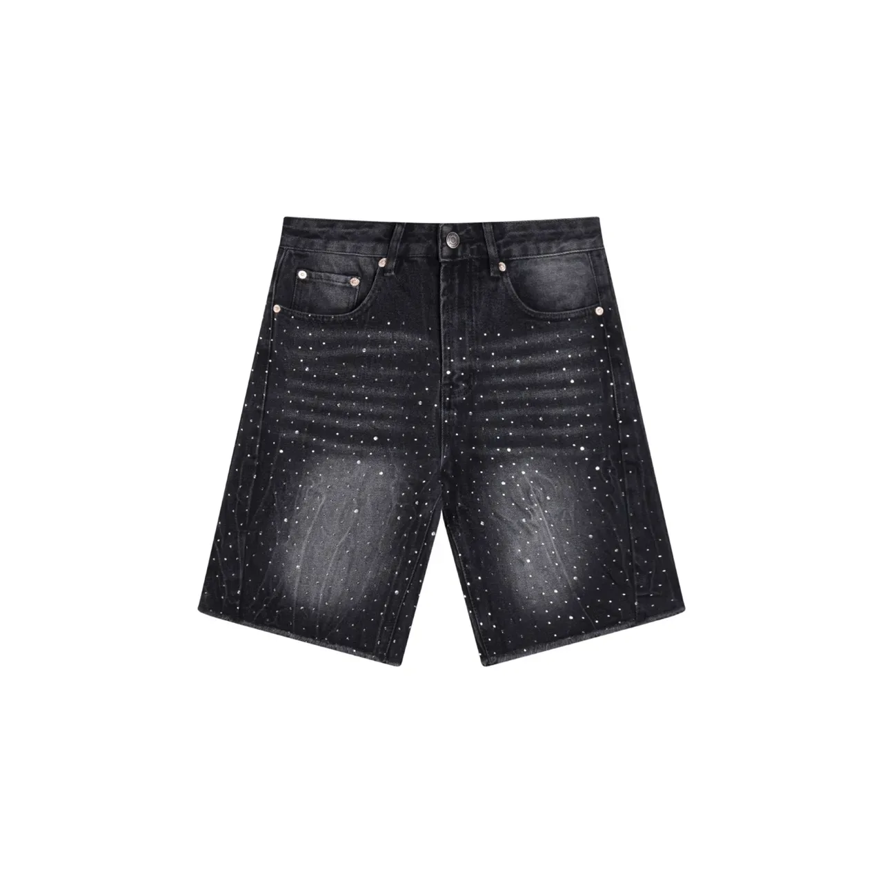 Levi's Rhinestone-Embellished Denim Shorts 2