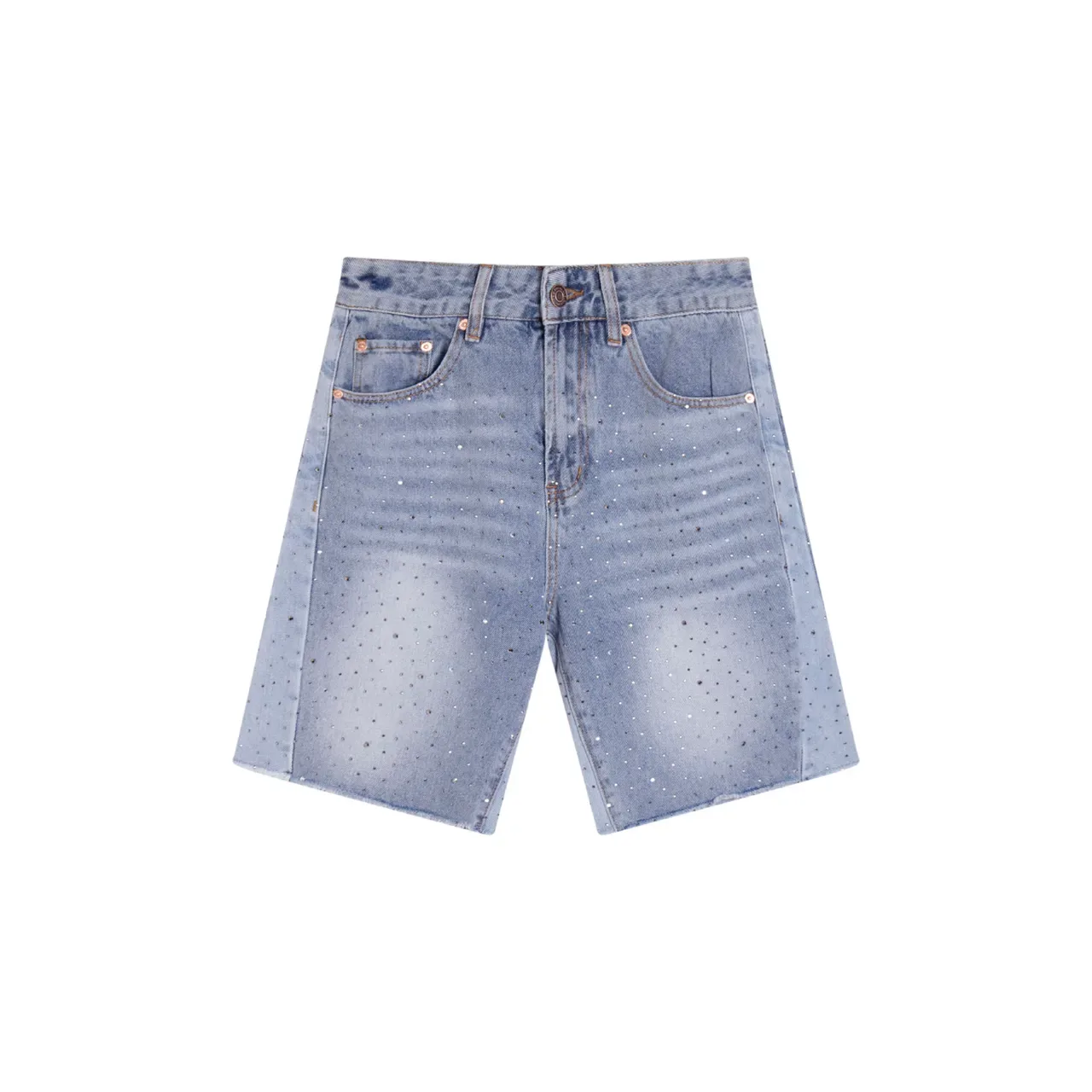 Levi's Rhinestone-Embellished Denim Shorts 6