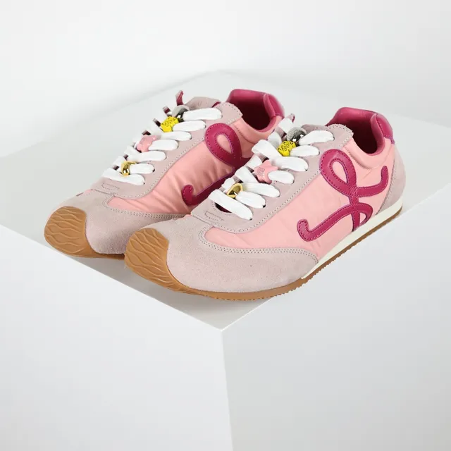 Loewe Flow Runner Pink and Magenta Lifestyle Sneakers 2