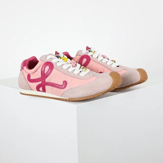 Loewe Flow Runner Pink and Magenta Lifestyle Sneakers 3