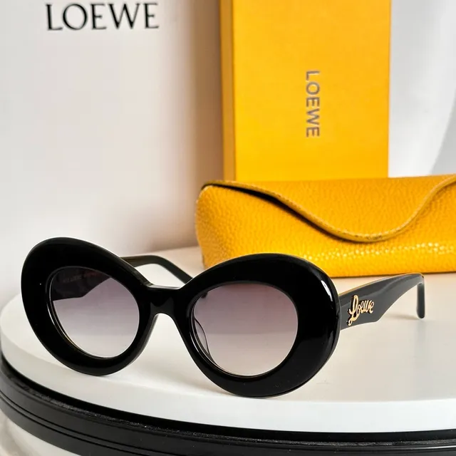 Loewe Gafas de Sol Ovaladas de Acetato con Degradado Ámbar 4