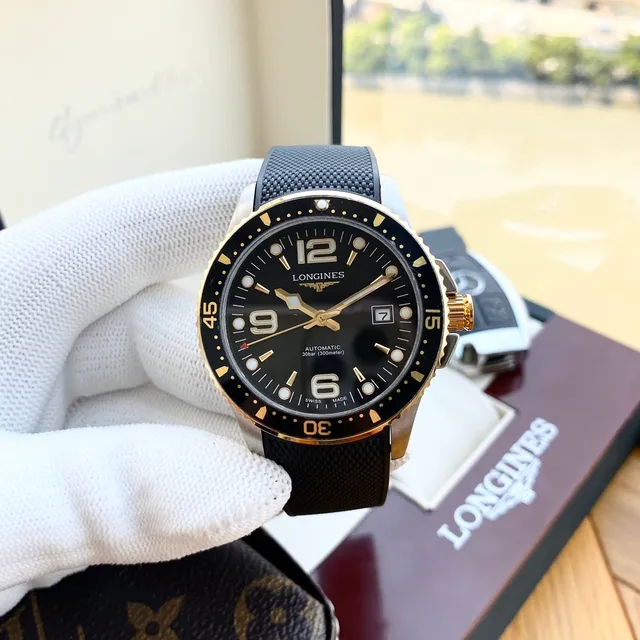 Longines Hydroconquest Blue Ceramic Bezel Mechanical Watch 7