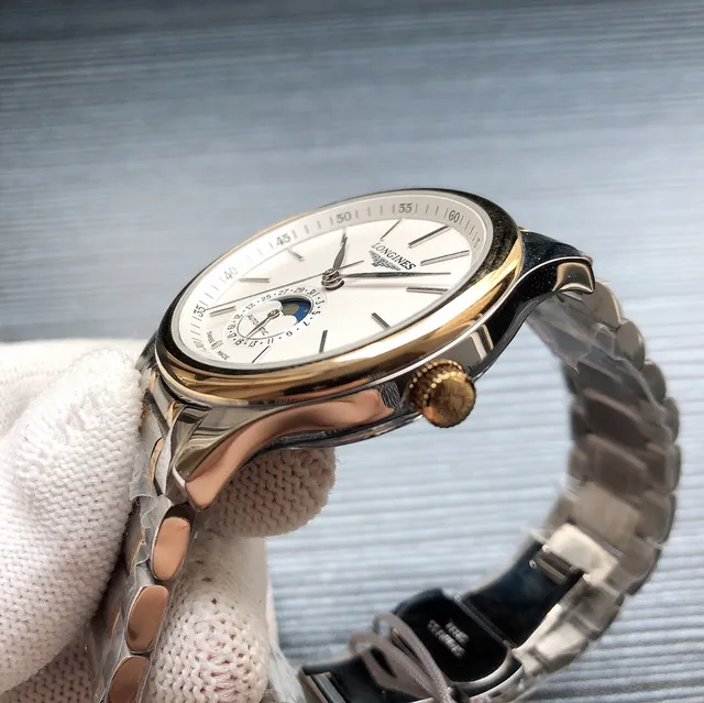 Longines Master Collection Moonphase White Dial Mechanical Watch 6