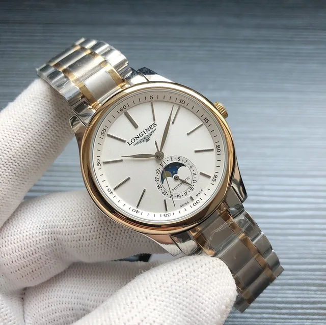 Longines Master Collection Moonphase White Dial Mechanical Watch 8