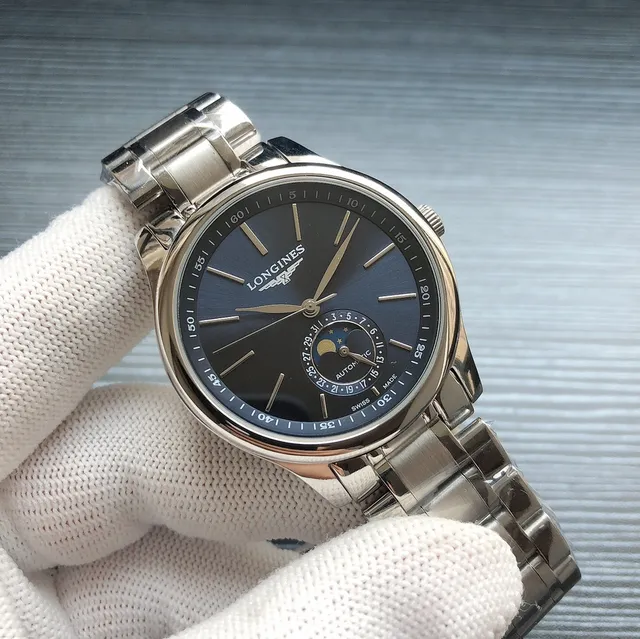 Longines Master Collection Moonphase White Dial Mechanical Watch 9