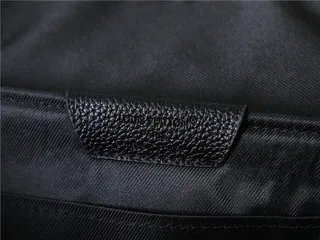 Louis Vuitton Black Brown Structured Leather Flap-Top Closure Backpack 3