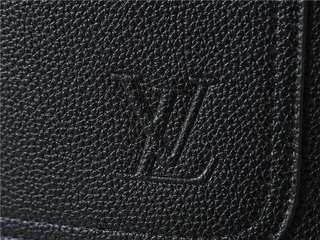 Louis Vuitton Black Brown Structured Leather Flap-Top Closure Backpack 6