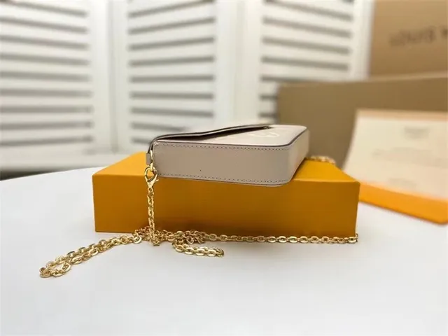 Louis Vuitton Black Gold Envelope Flap Monogram Print Chain Bag 8