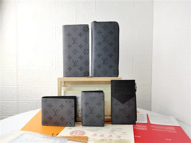 Louis Vuitton Black Silver Monogram-Coated Canvas Zip-Top Closure Short Wallet 2