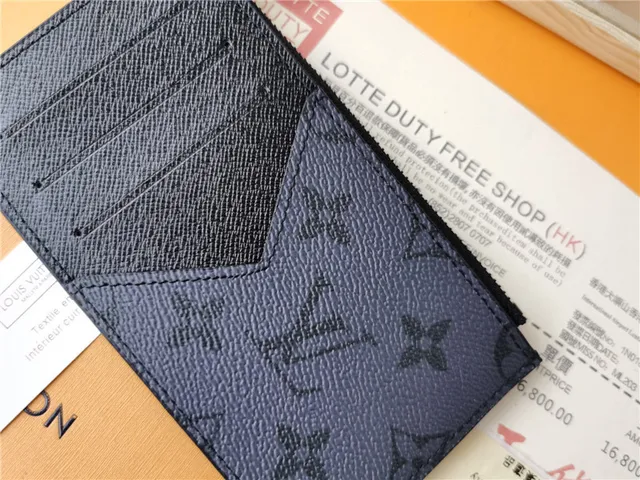 Louis Vuitton Black Silver Monogram-Coated Canvas Zip-Top Closure Short Wallet 5