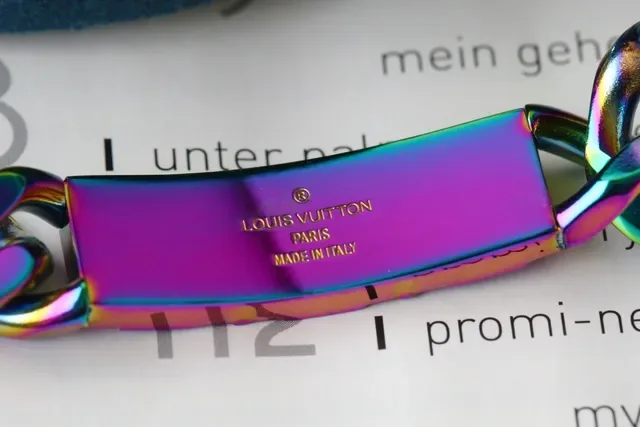 Louis Vuitton Chain Reaction Multicolor Gold Silver Black Blue Rose Gold Bracelets 8