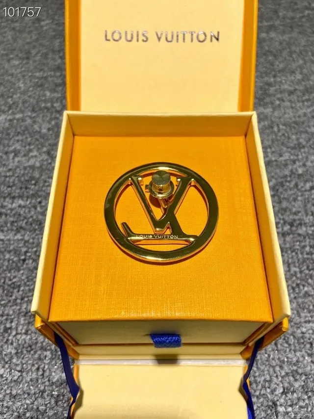 Louis Vuitton Broche Circular LV Monograma Dorado 4
