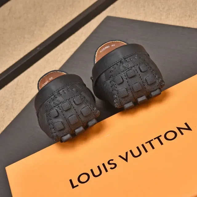 Louis Vuitton Damier Graphite Loafer Black Men's Loafers 4