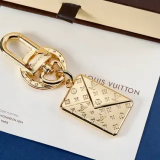 Louis Vuitton Envelope Gold Monogram-Engraved Bracelet