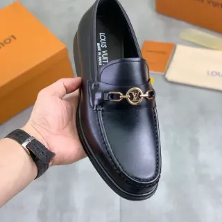 Louis Vuitton Horsebit 1955 Black Leather Loafer