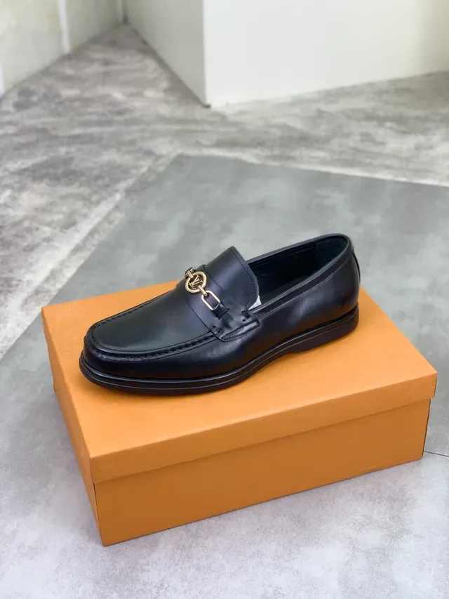 Louis Vuitton Horsebit 1955 Loafer en cuir noir 4