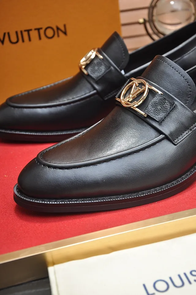 Louis Vuitton Horsebit 1955 Black Leather Loafers 2