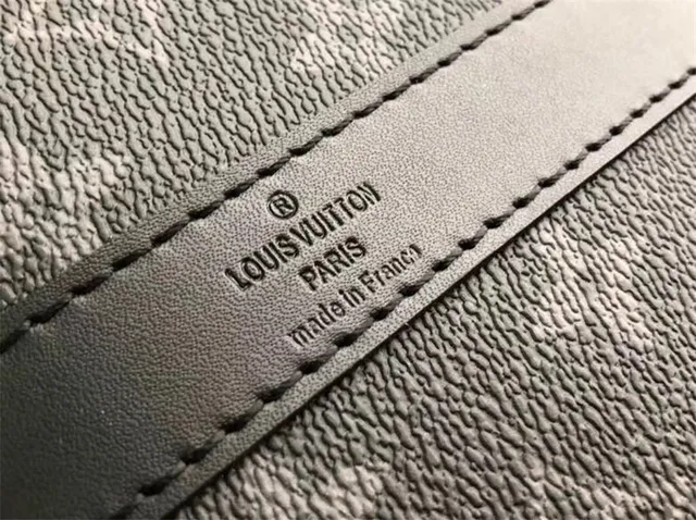 Louis Vuitton Keepall Bandoulière Gray Monogram Duffle Bag 5