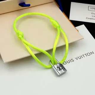 Louis Vuitton Lockit سوارة كورد أصفر نيون
