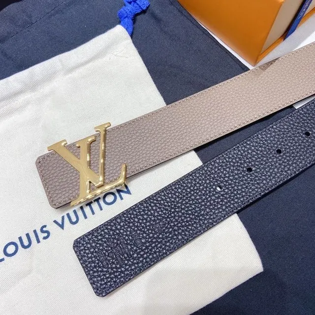 Louis Vuitton LV কমরবেল্ট টপ এবং কালো চামড়ার কমরবেল্ট 3