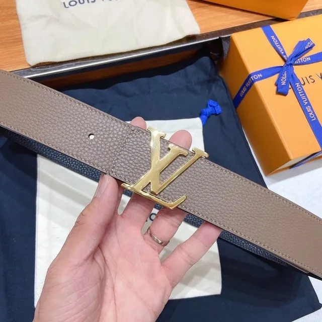 Louis Vuitton LV কমরবেল্ট টপ এবং কালো চামড়ার কমরবেল্ট 4