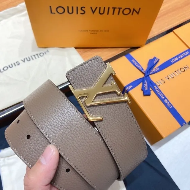 Louis Vuitton LV কমরবেল্ট টপ এবং কালো চামড়ার কমরবেল্ট 6