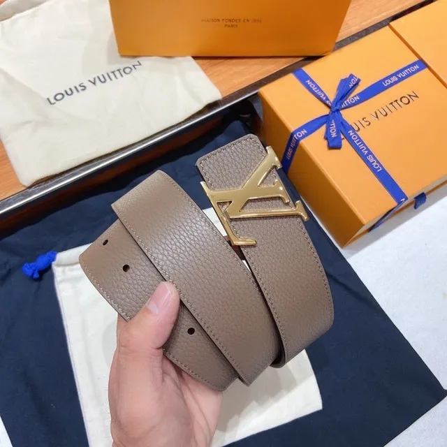 Louis Vuitton LV কমরবেল্ট টপ এবং কালো চামড়ার কমরবেল্ট 7