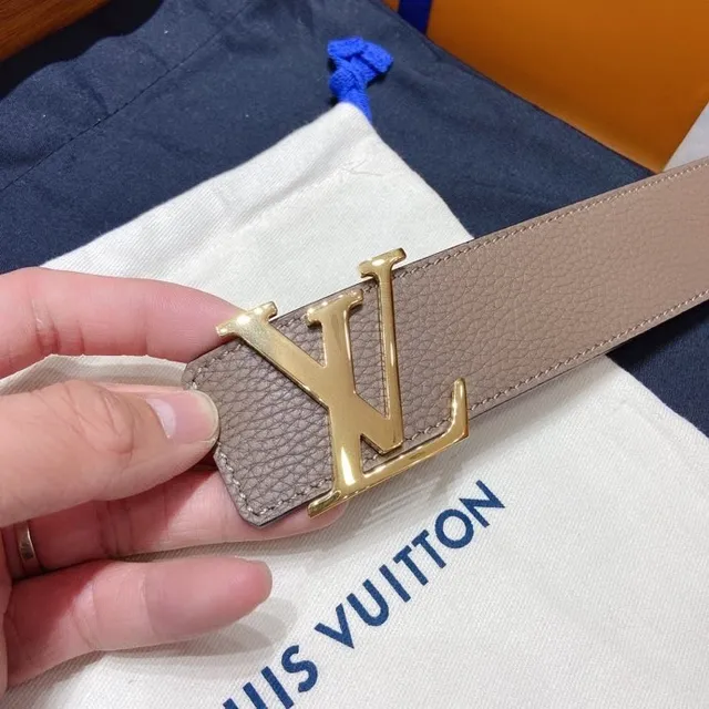 Louis Vuitton LV কমরবেল্ট টপ এবং কালো চামড়ার কমরবেল্ট 8
