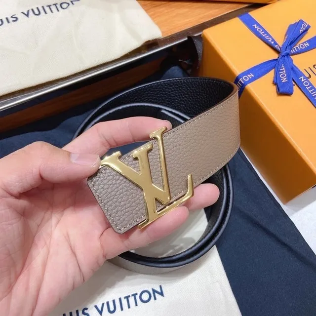 Louis Vuitton LV কমরবেল্ট টপ এবং কালো চামড়ার কমরবেল্ট 9