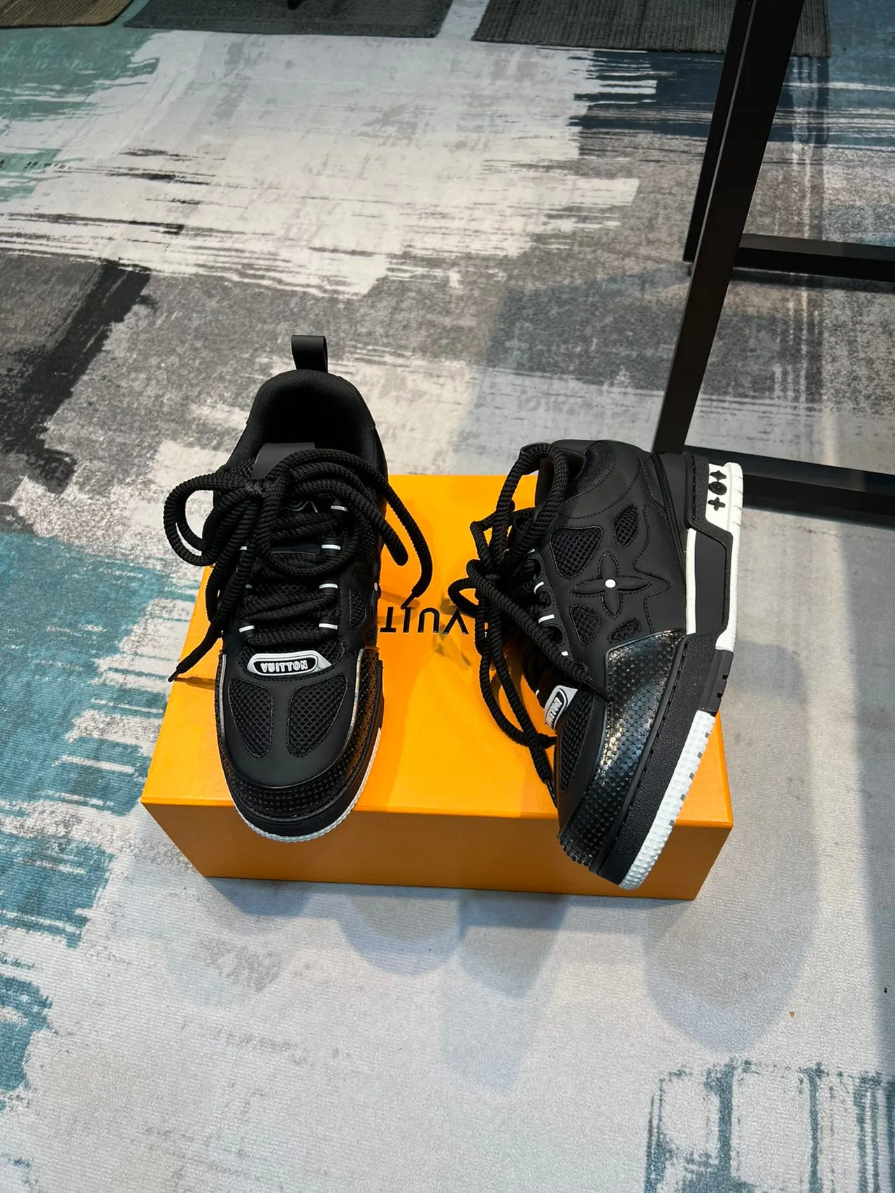 Louis Vuitton LV Skate Sneaker Black Lifestyle Sneakers 4