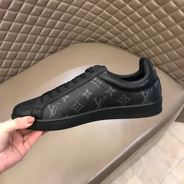 Louis Vuitton LV Trainer Black Monogram Lifestyle Sneakers 3