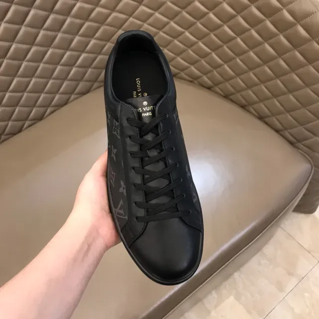 Louis Vuitton LV Trainer Black Monogram Lifestyle Sneakers 4