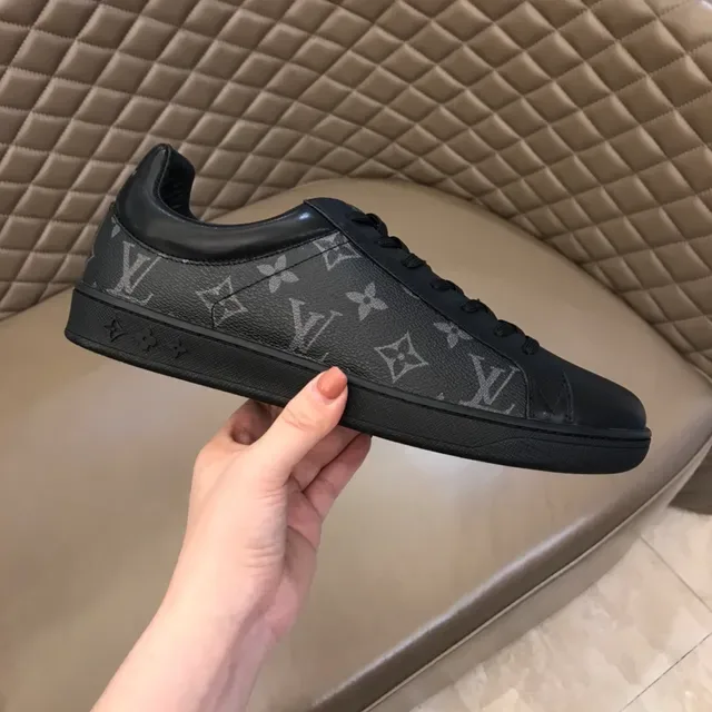 Louis Vuitton LV Trainer Black Monogram Lifestyle Sneakers 5