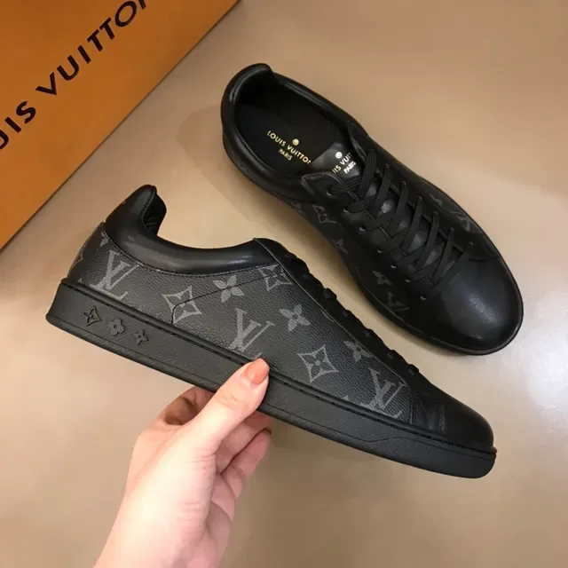 Louis Vuitton LV Trainer Black Monogram Lifestyle Sneakers 7