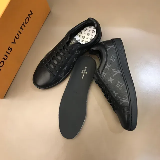 Louis Vuitton LV Trainer Black Monogram Lifestyle Sneakers 8