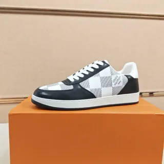 Louis Vuitton LV Trainer Black White Low-Top Checkerboard Damier Pattern Lifestyle Sneakers