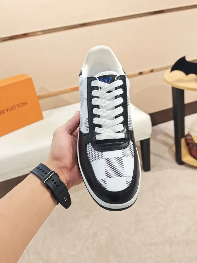 Louis Vuitton LV Trainer Black White Low-Top Checkerboard Damier Pattern Lifestyle Sneakers 5