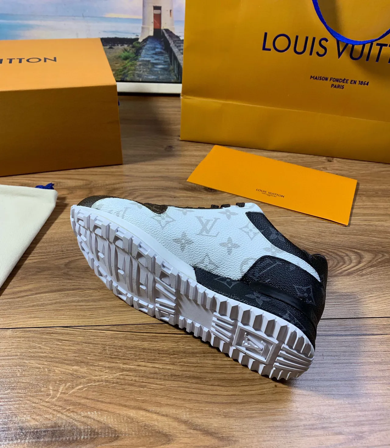 Louis Vuitton LV Trainer Monogram Color-Block Lifestyle Sneakers 2
