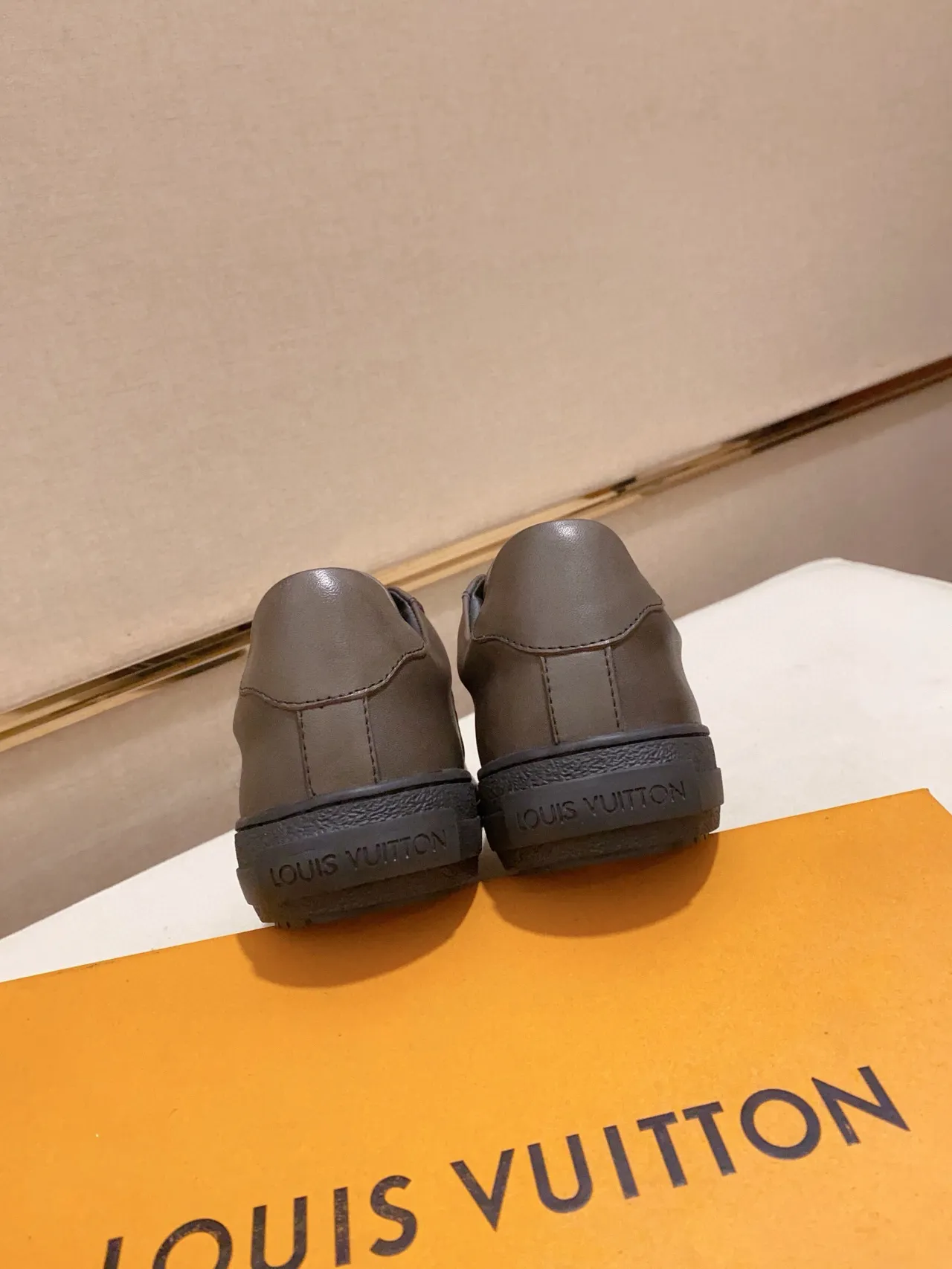 Louis Vuitton LV Trainer Monogram Empreinte Brown Lifestyle Sneakers 8
