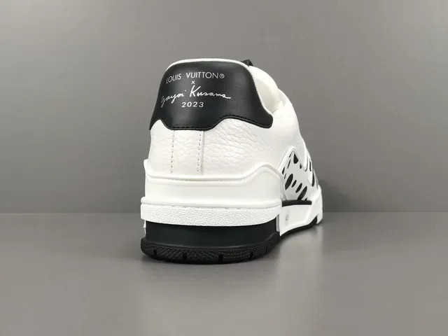 Louis Vuitton LV Trainer Polka Dot White Black Lifestyle Sneakers 14
