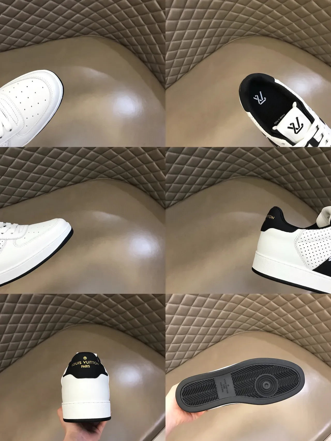 Louis Vuitton LV Trainer White and Black Lifestyle Sneakers 2