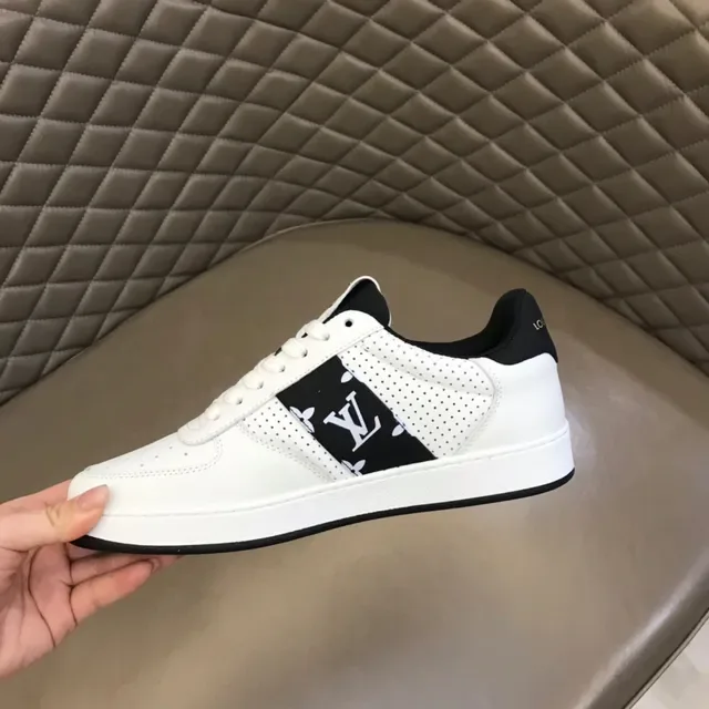 Louis Vuitton LV Trainer White and Black Lifestyle Sneakers 3