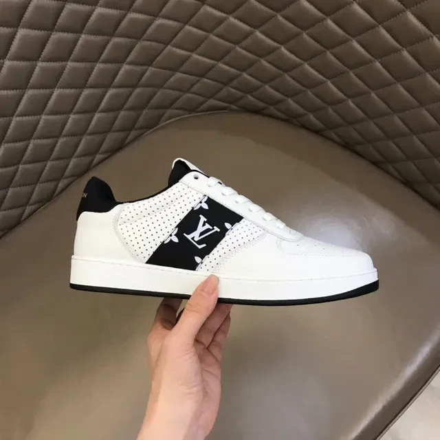 Louis Vuitton LV Trainer White and Black Lifestyle Sneakers 4