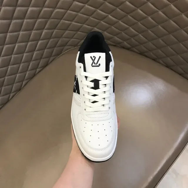 Louis Vuitton LV Trainer White and Black Lifestyle Sneakers 5